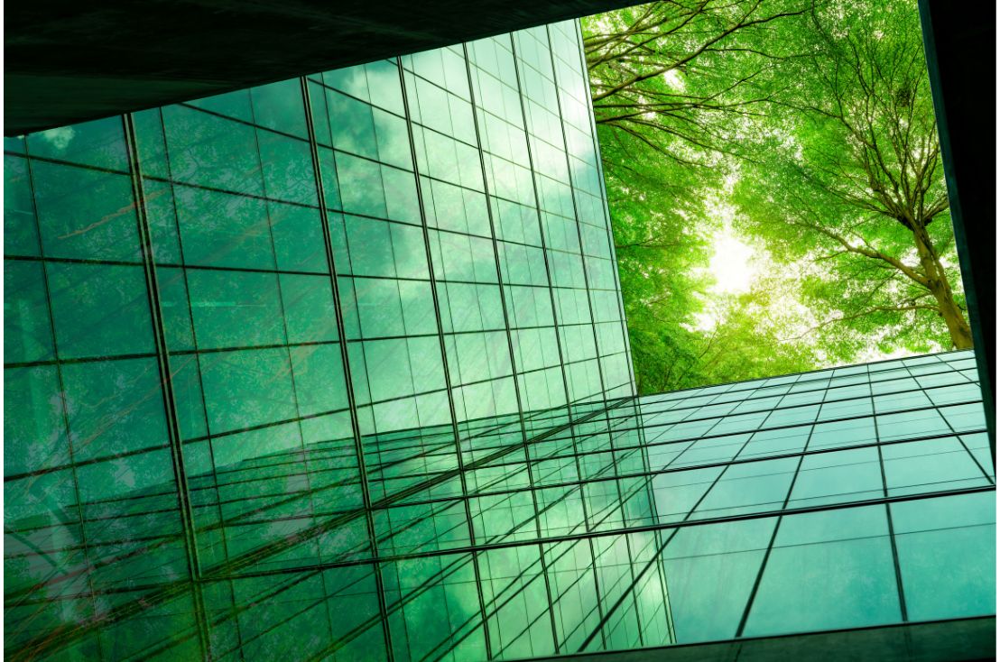 Green corporate building | Global Agency. BCD Meetings & Events
