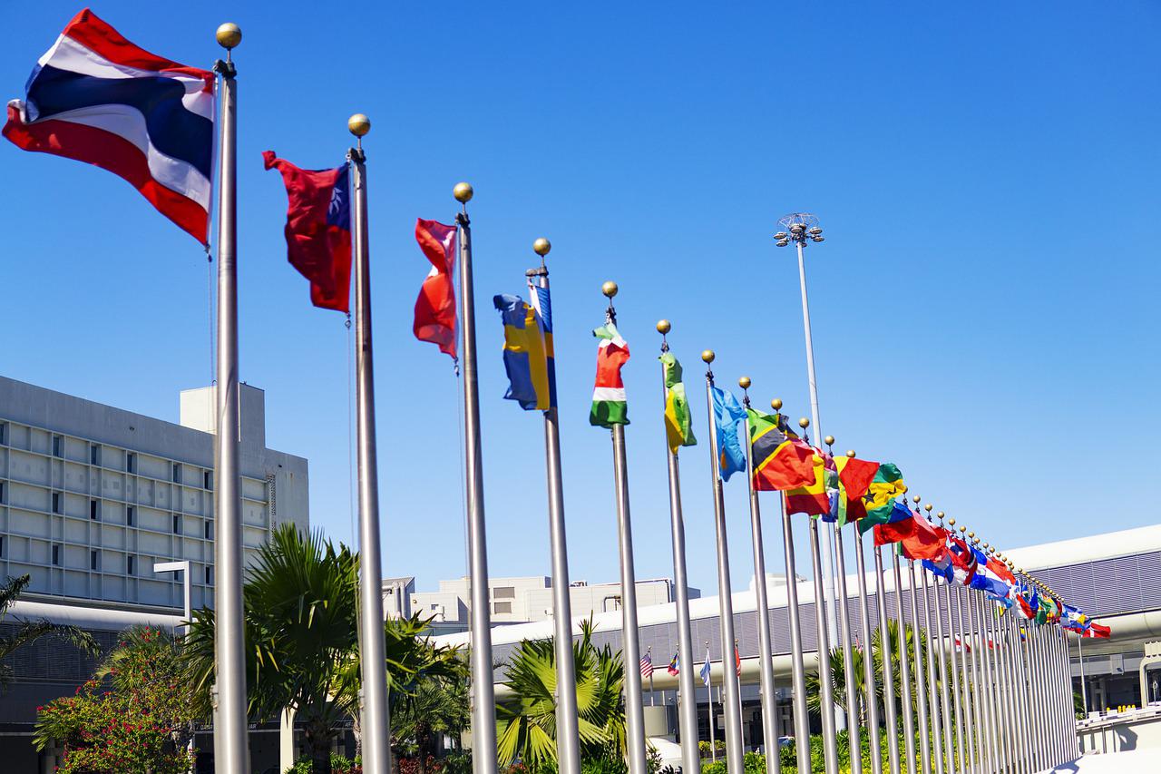 Image showing flags of the the UN | Global Agency. BCD Meetings & Events