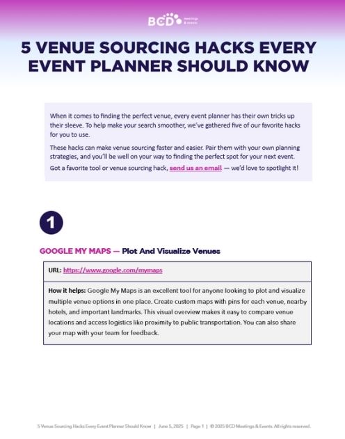 Download Venue Sourcing Hacks editable word document